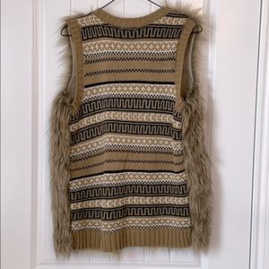 xhilaration Faux fur vest